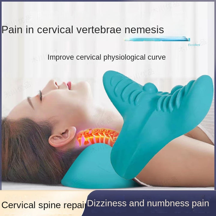 Cervical coloană vertebrală pernă Gravitate Gravitate Acupresură gât Masajer Cervical Pernă Cervicală Pillow Neck umăr Masaj Pernă CAME