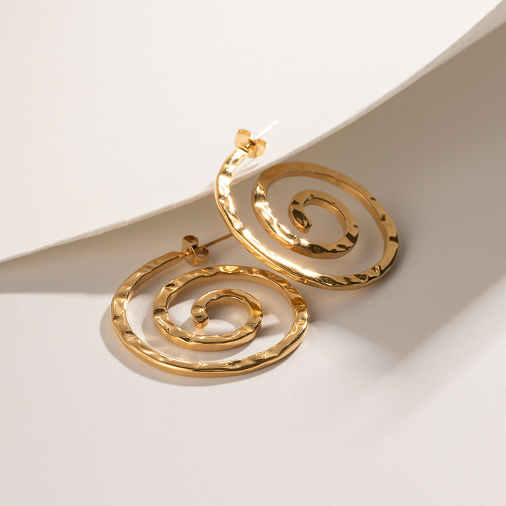 Women's Fashion Mosquito Coil Geometric Earrings