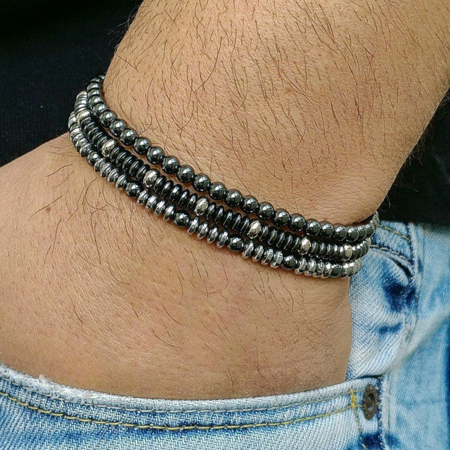 Men Bracelet Sets Trendy Handmade Classi