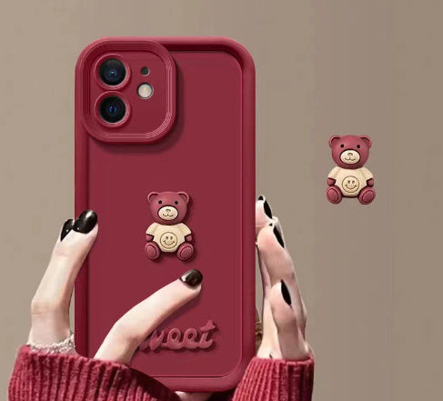 Internet Celebrity Three-dimensional Cartoon Doll Phone Case