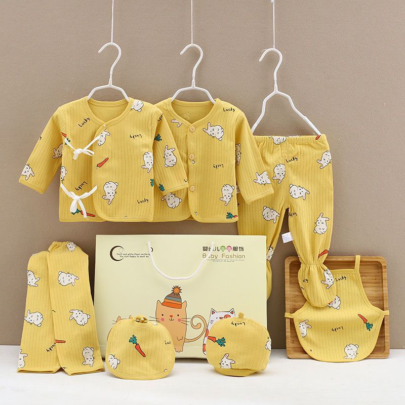 Pure Cotton Baby Clothes Spring And Autumn Summer Children Gift Box Set