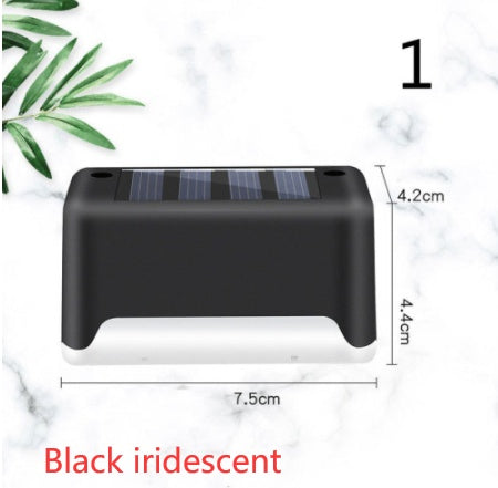 New Upgrade Waterproof LED Solar Fence Lamp Solar Deck Lights Solar Step Light Outdoor For Patio Stairs Garden Pathway Step Yard