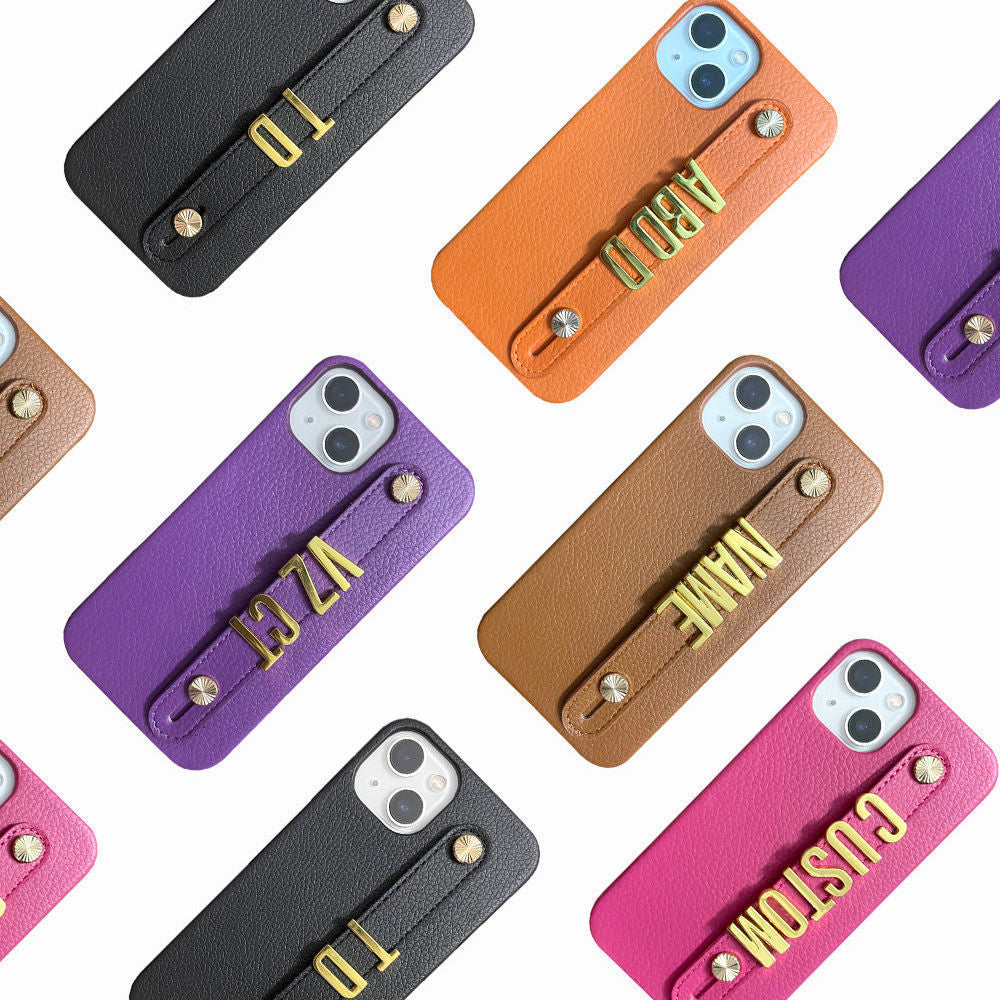 Customizable Letter Name Wristband Phone Case