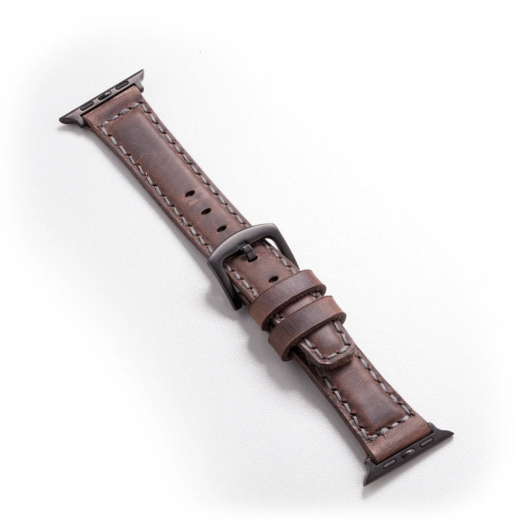 Apple Watch Ultra 49 MM Handmade Leather Band Strap Dark Brown