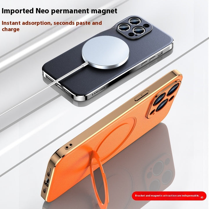 Magnetic Rotating Bracket Phone Case