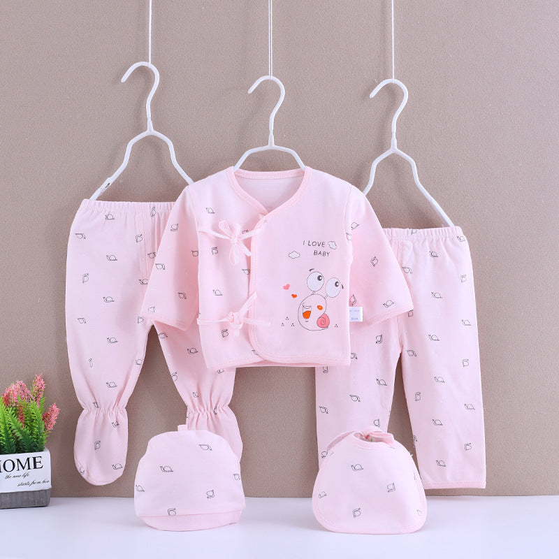 Cotton Baby Clothing Spring And Summer Underwear Set