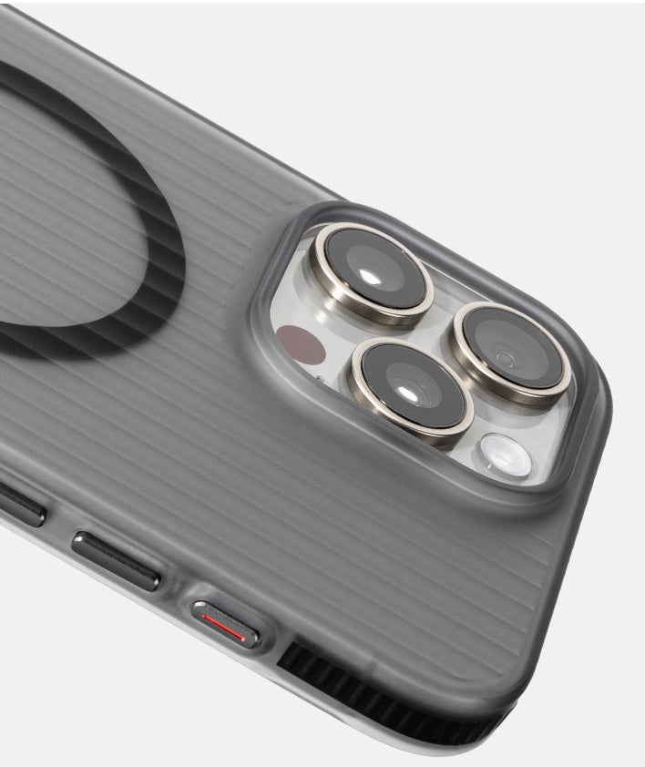 Simple Drop-resistant Striped Magnetic Phone Case