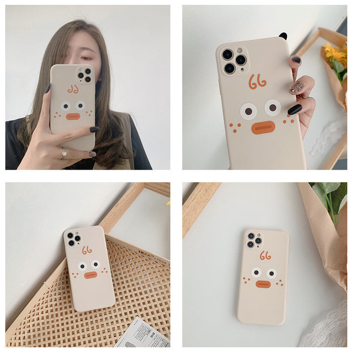 Milk Tea Bear Mobile Phone Case All-inclusive Camera