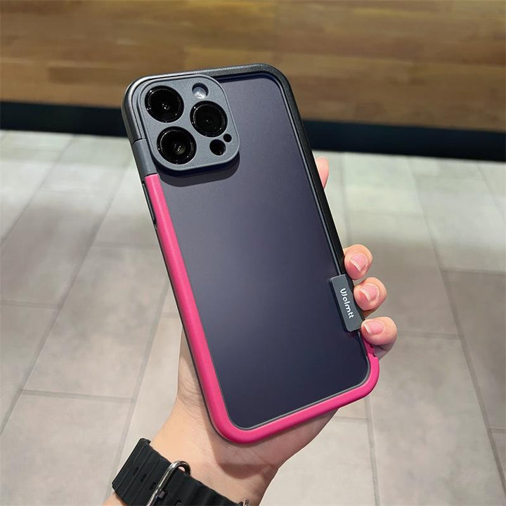 Contrast Color Frame Phone Case Fine Hole Silicone Cooling Soft Cover