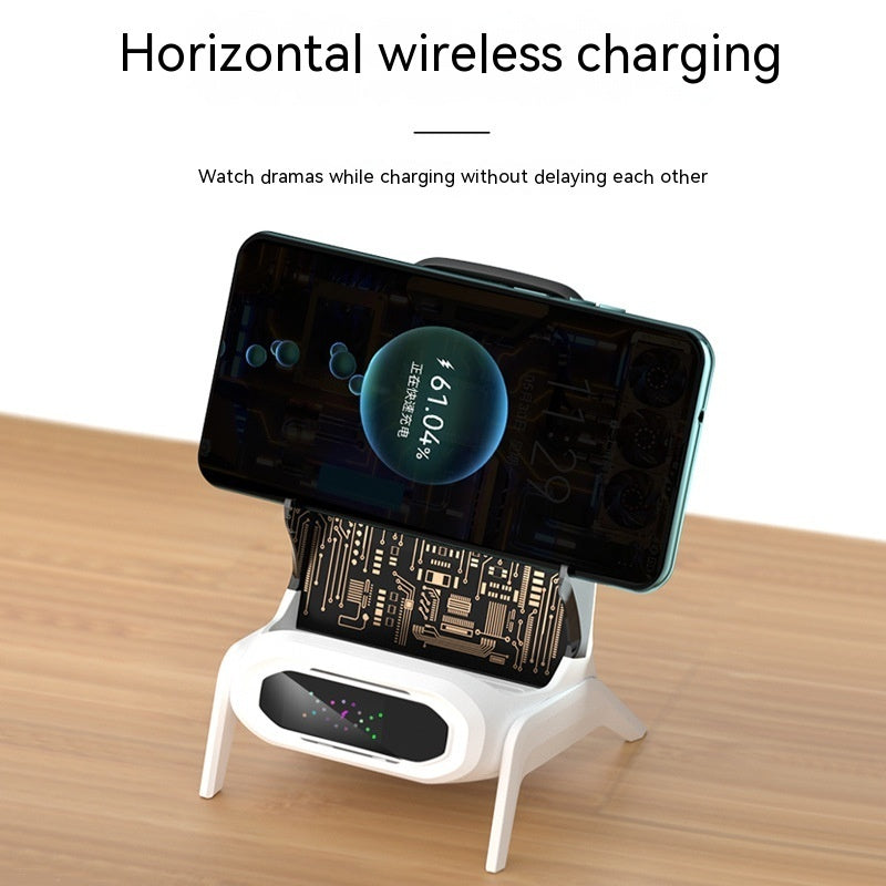 Transparent Small Chair Wireless Charger Mobile Phone Stand