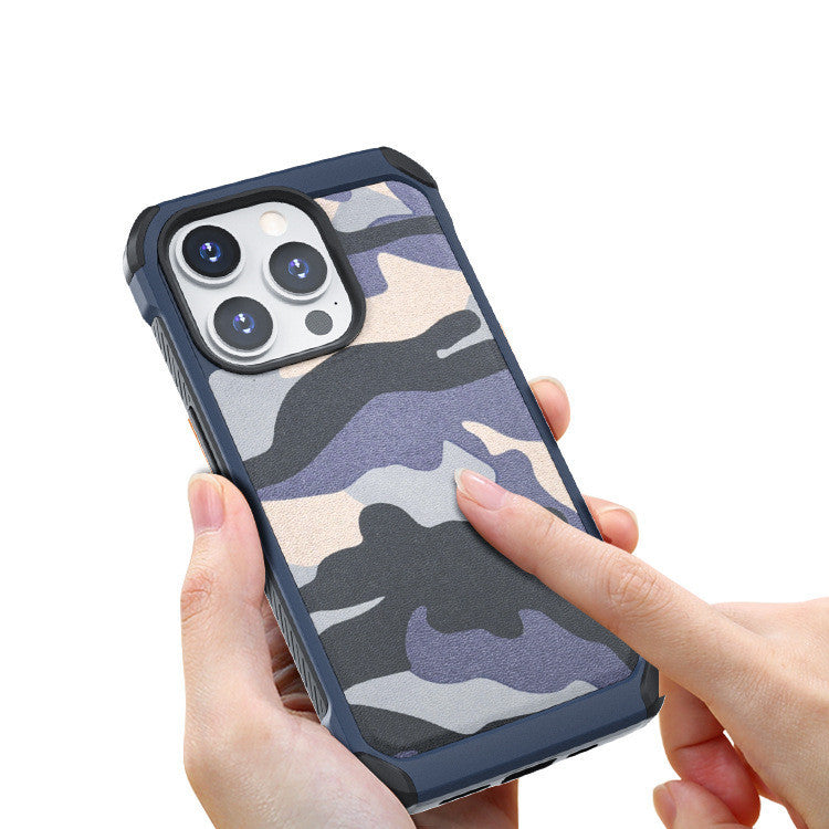 New Camouflage Mobile Phone Case All-inclusive Airbag Anti-fall