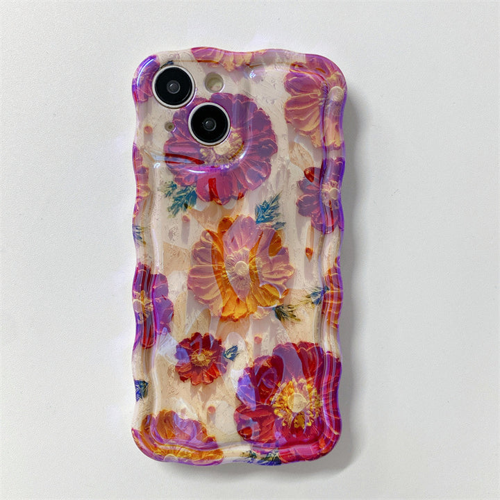 Retro Oil Painting Camellia Phone Case