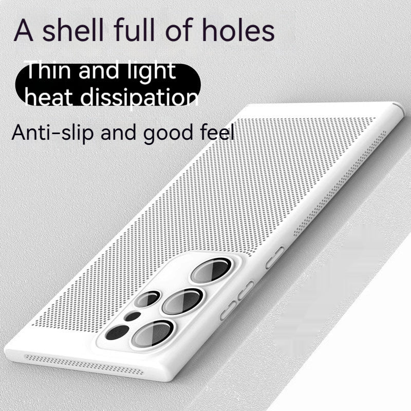 Aplicabil pentru S23ultra Telefon Caz S23 Dissiparea căldurii de fagure S22 S22ULTRA SILICON-SILCON-RESISTANT S21 MAGNETIC NOTIE TRANSPARENT SECȚIE MAGNETICĂ NOTIESCAMENTA CAMERA CAMPULUI MAGRITALE10