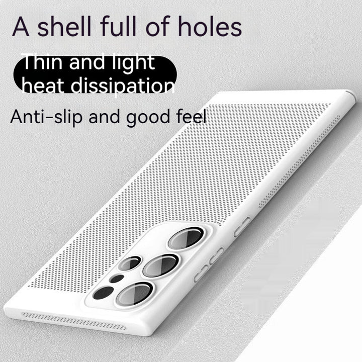 Aplicabil pentru S23ultra Telefon Caz S23 Dissiparea căldurii de fagure S22 S22ULTRA SILICON-SILCON-RESISTANT S21 MAGNETIC NOTIE TRANSPARENT SECȚIE MAGNETICĂ NOTIESCAMENTA CAMERA CAMPULUI MAGRITALE10