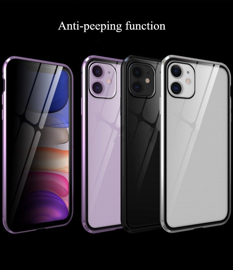 Glass cu două fețe din sticlă Magnetic King Telefon Mobile Nu există funcții anti-peep