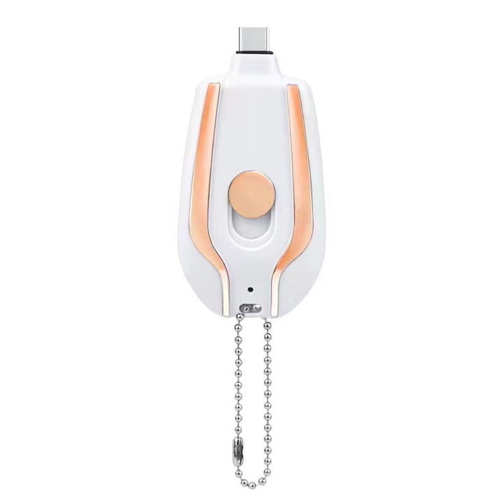 1500mAh Mini Power Pod Pod Cheychain încărcător cu tip-C ultra-compact mini pachete de baterii de încărcare rapidă de rezervă de rezervă