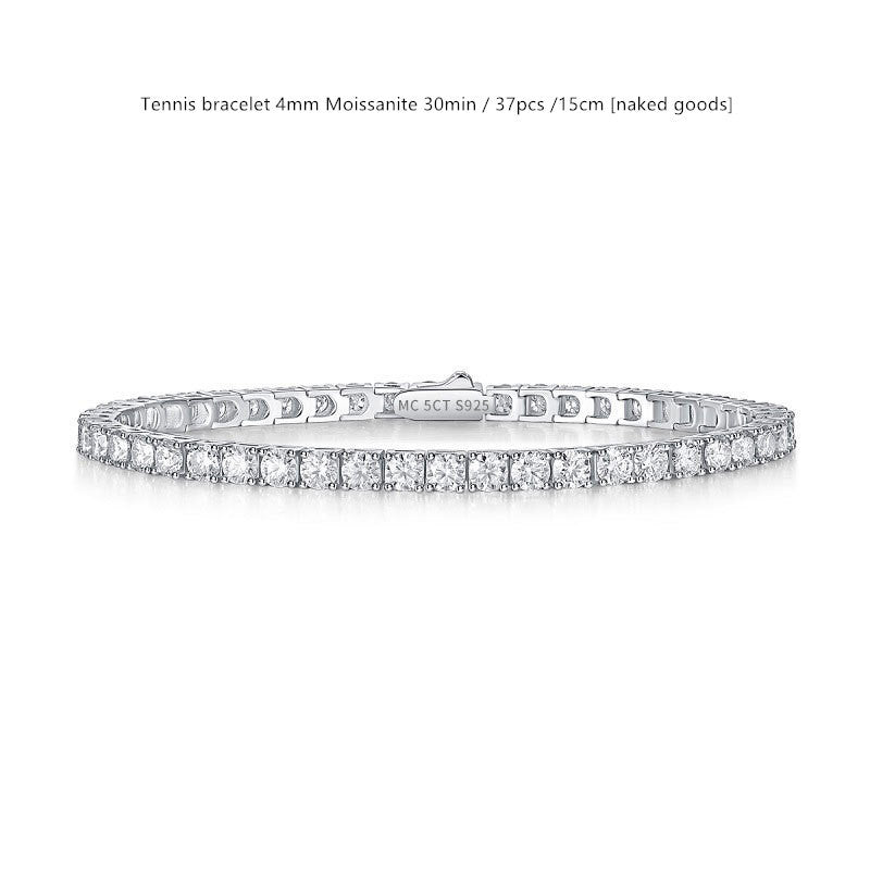 Sterling Silver D Color Moissanite Brățară pentru femei