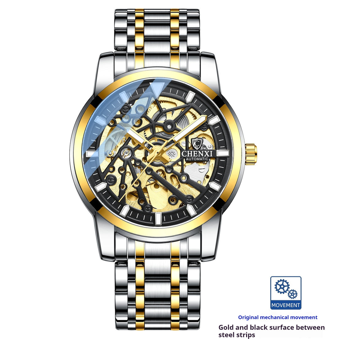 Hollow Automatic Mechanical Watch Waterproof Luminous