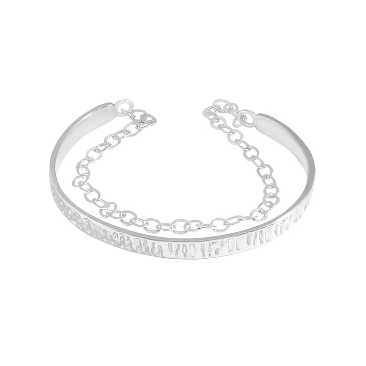 117 Stil coreean INS Intereu special Lumină Lumină Design de lux versatil Brățară cu lanț de textură plisată Sterling Sterling