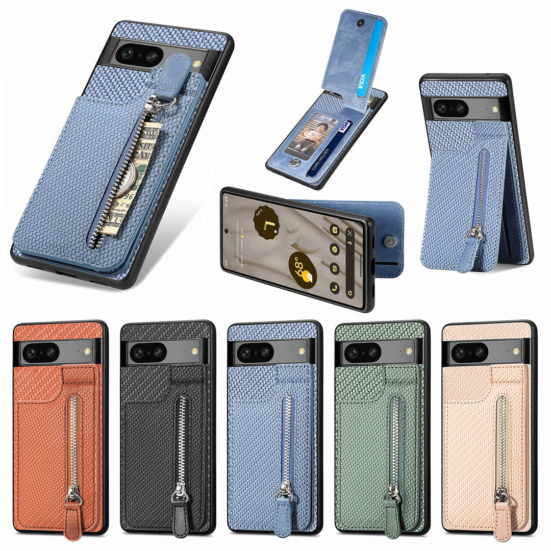 New Phone Case Zipper Card Holder Multi-function