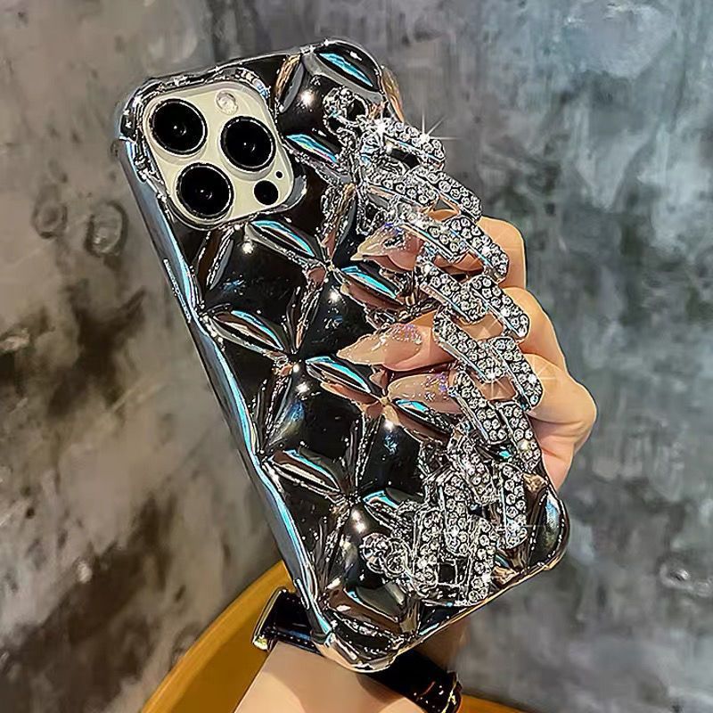 Fashion Simple Phone Case Rhinestone Bracelet