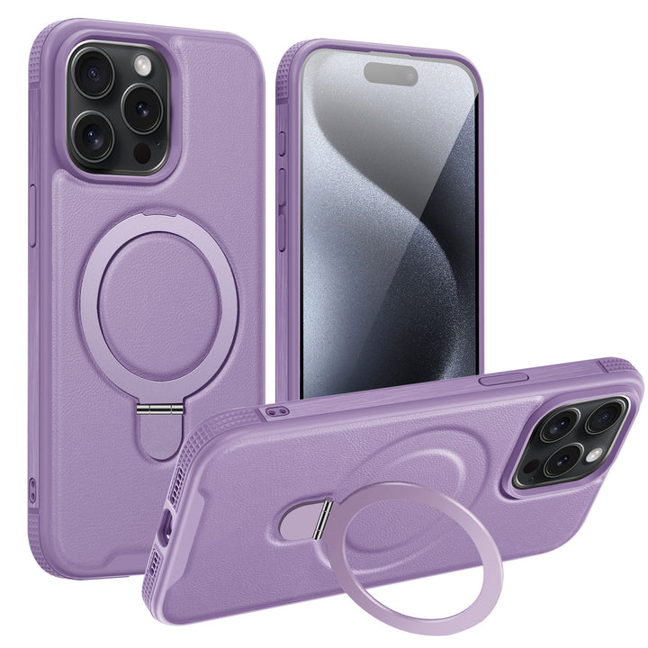 Mobile Phone Case Pivot Magnetic Attraction Rotation