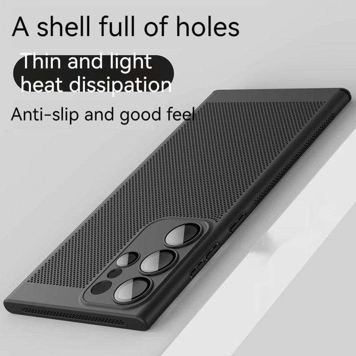 Aplicabil pentru S23ultra Telefon Caz S23 Dissiparea căldurii de fagure S22 S22ULTRA SILICON-SILCON-RESISTANT S21 MAGNETIC NOTIE TRANSPARENT SECȚIE MAGNETICĂ NOTIESCAMENTA CAMERA CAMPULUI MAGRITALE10