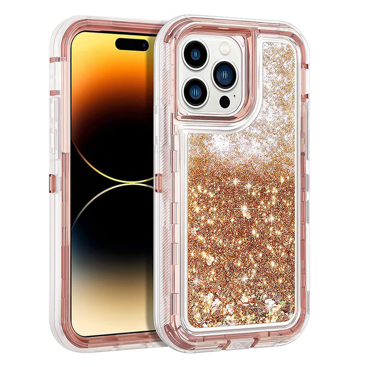 Liquid Quicksand Three-in-one Phone Case