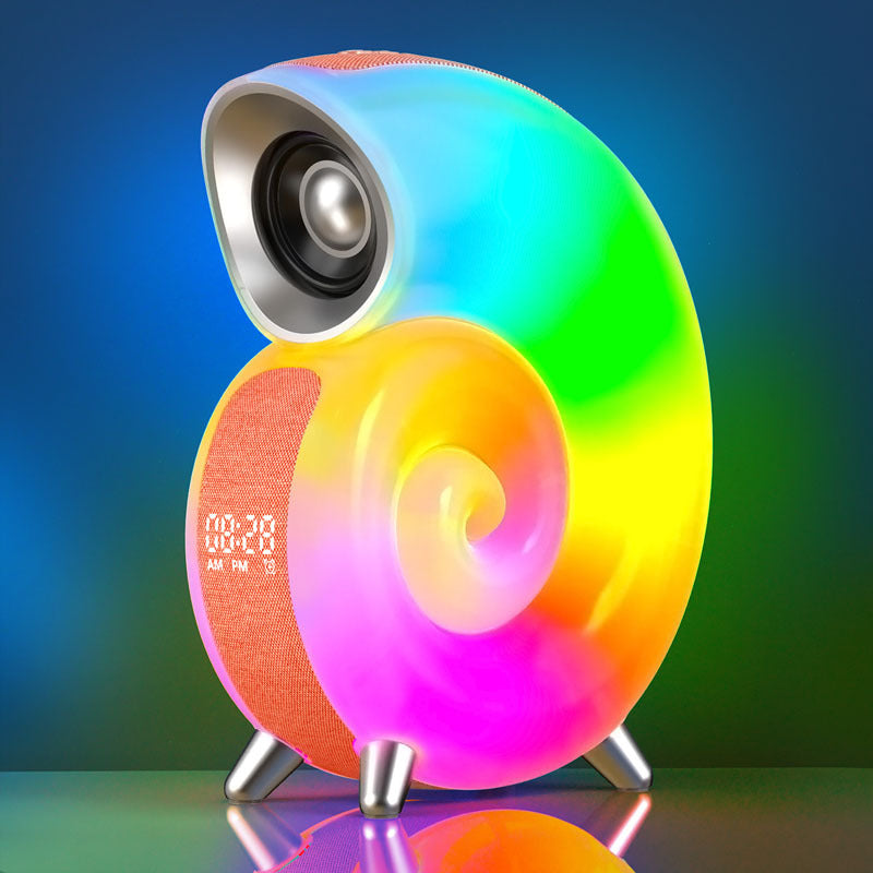 Conch Smart RGB atmosferă ușoară Bluetooth Difuzor alarmă lampă de trezire Mașină de zgomot alb pentru dormit pentru bebeluși Controlul aplicației