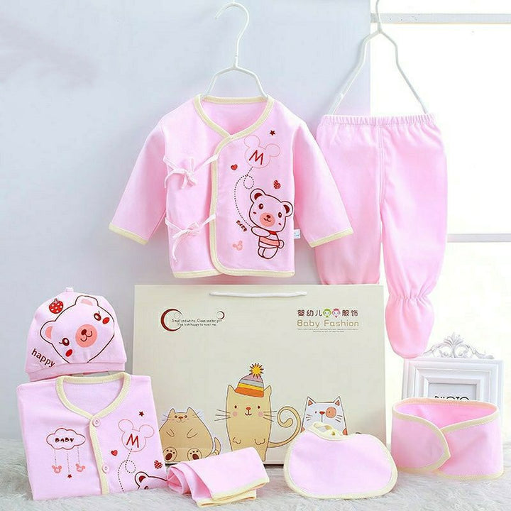 Pure Cotton Baby Clothes Spring And Autumn Summer Children Gift Box Set