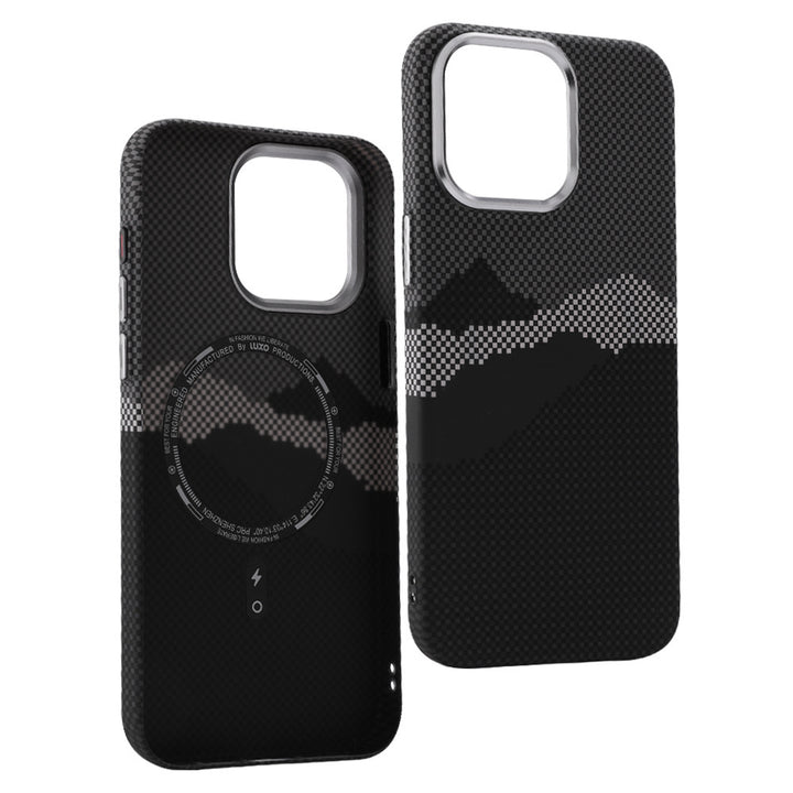 Kevlar Magnetic Carbon Fiber Texture Phone Case