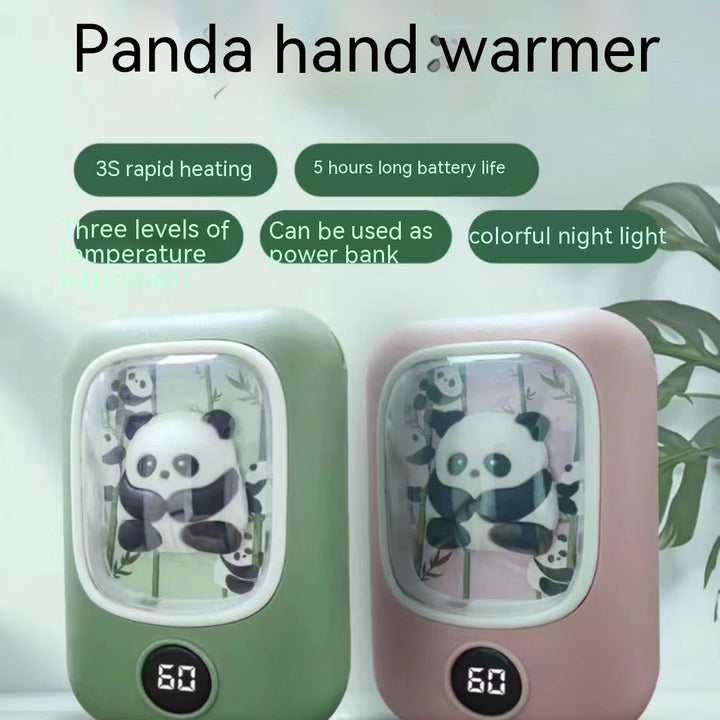 Panda Hand Warmer High Capacity Rechargeable Hand Warmer Hand Warmer Two-in-one Large Capacity Rechargeable Hand Warmer