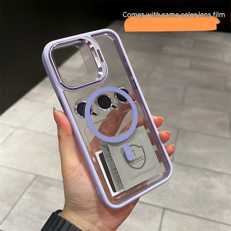 15 Lens Invisible Bracket Phone Case Magnetic Suction