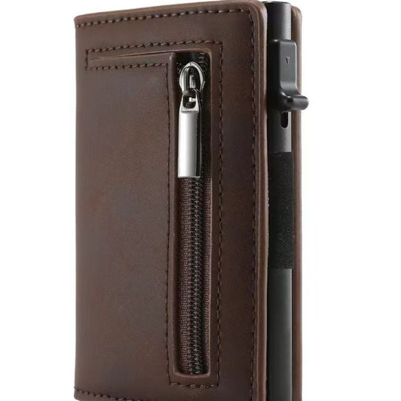 Men's Ultra-thin RFID Anti-theft Metal Card Sleeve