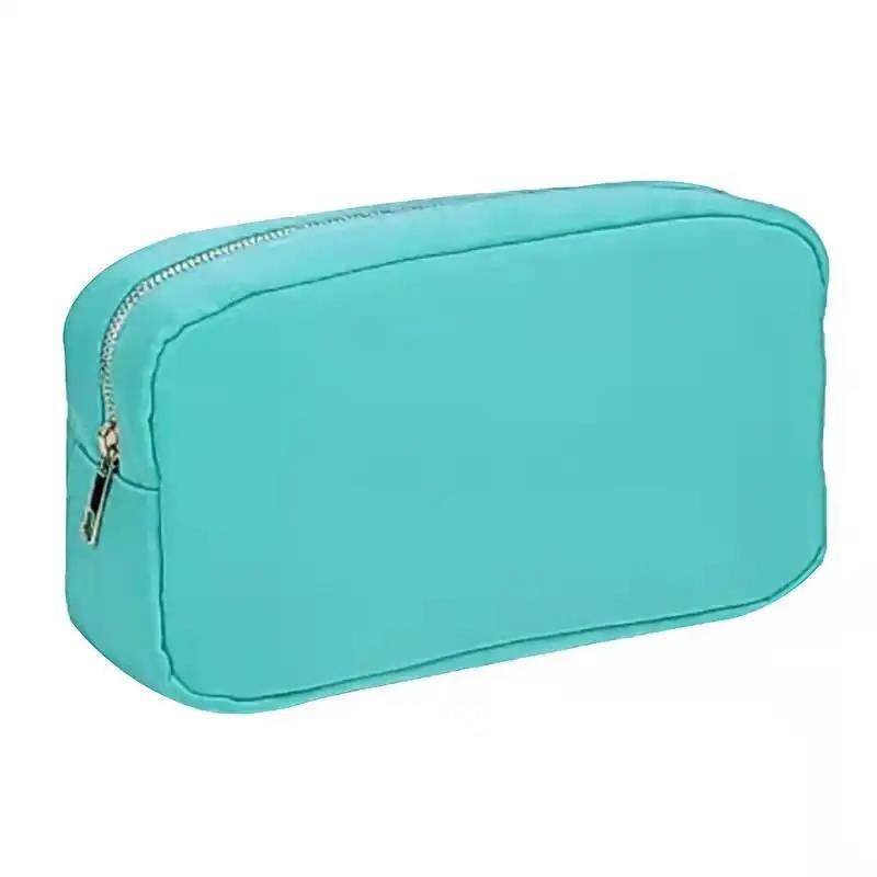 Fashionable Large Capacity Portable Zipper Waterproof Nylon Makeup Bag