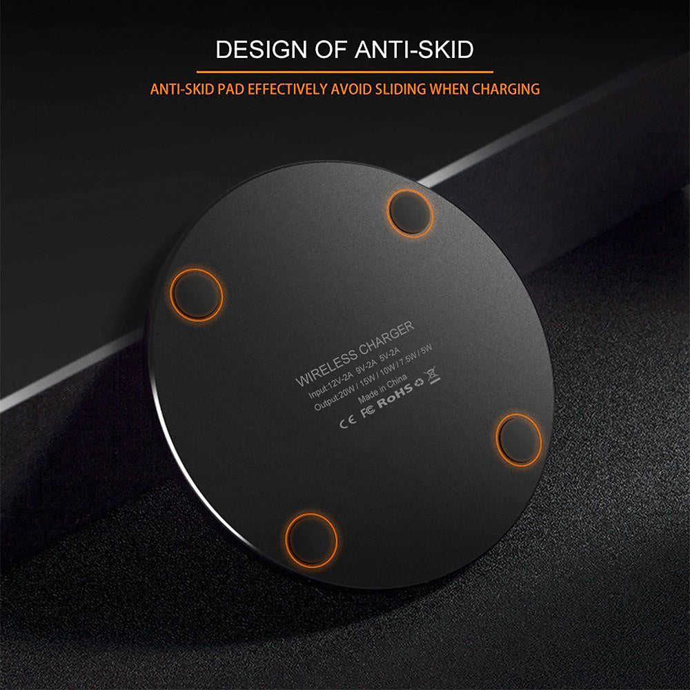 Fabric Disc Wireless Charger 20W Fast Charge