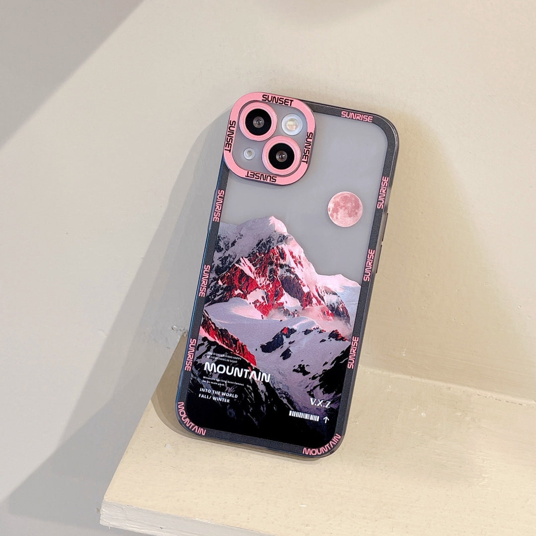 Carcasă siliconică pentru telefonul mobil Snow Mountain Mobile