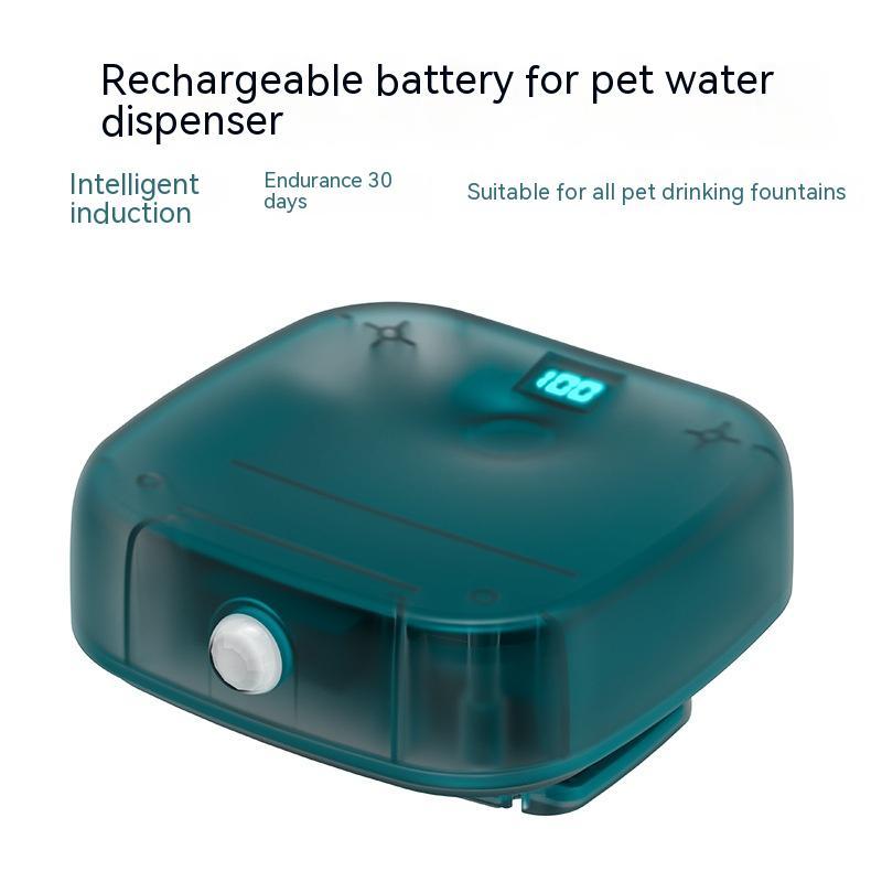 Cat Automatic Water Dispenser Charging Companion Wireless Smart Rechargeable Battery