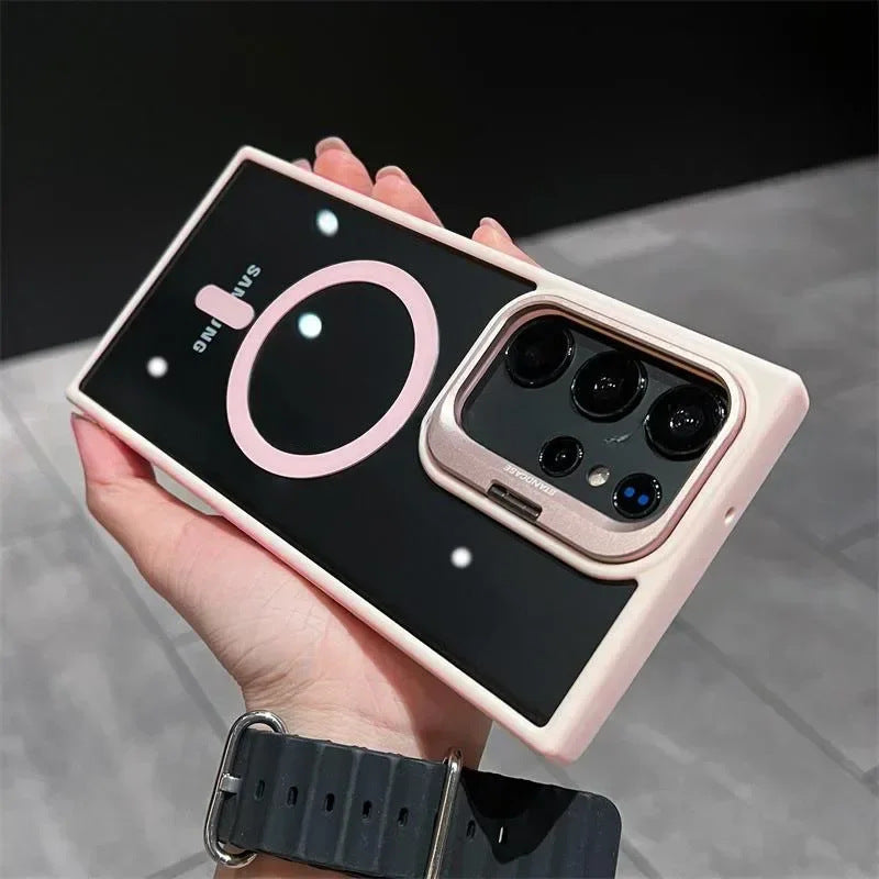 Phone Case Magnetic Lens Frame Metal Bracket