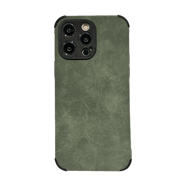 Solid Color Silicone Lambskin Phone Case