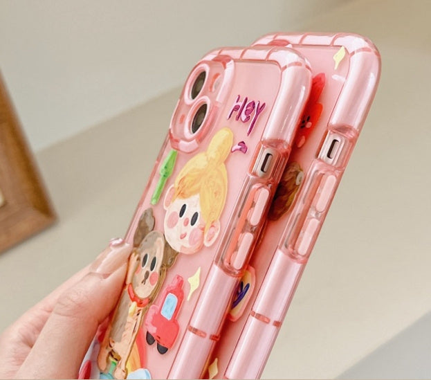 Cute Oil Painting Dog Phone Case