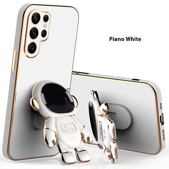 Electroplating 6D Astronaut Bracket Phone Case