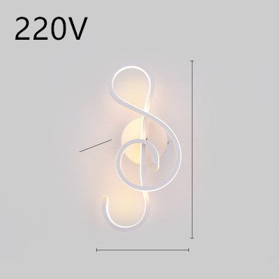 Lampa de perete cu LED -uri nordic lampa noptieră pentru dormitor minimalist