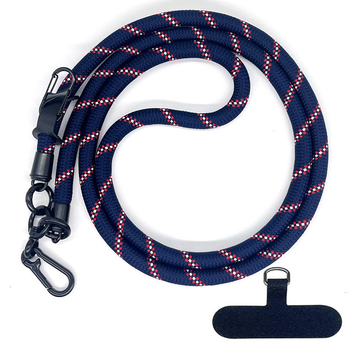 10 mm Climbing Rope Telefon mobil Garnitură Lankard Garnitură reglabilă Crossbody Telefon mobil curea cu Curea de cameră cu curea de cameră anti-pierdere a gâtului