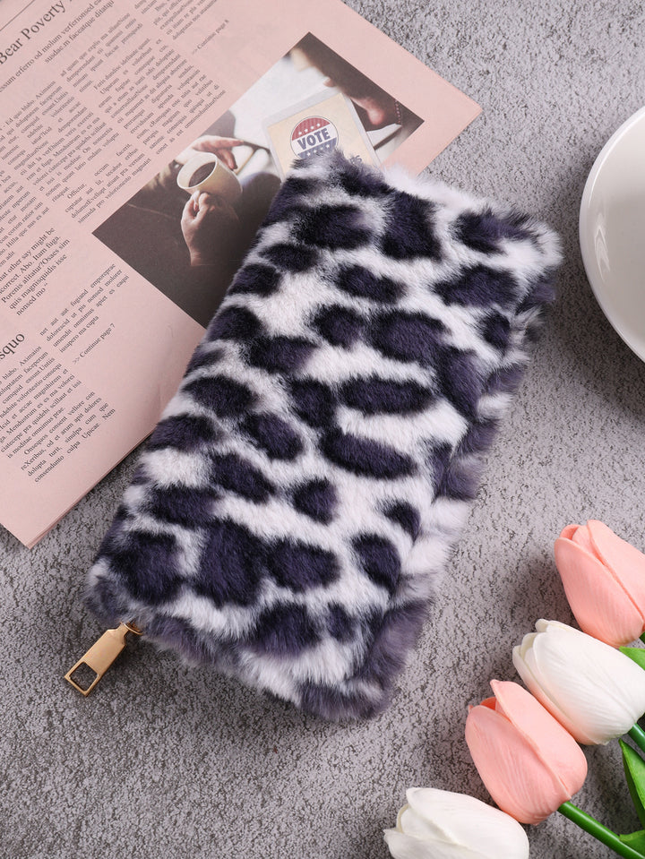 Creative Plush Coin Purse Fashion Leopard Print