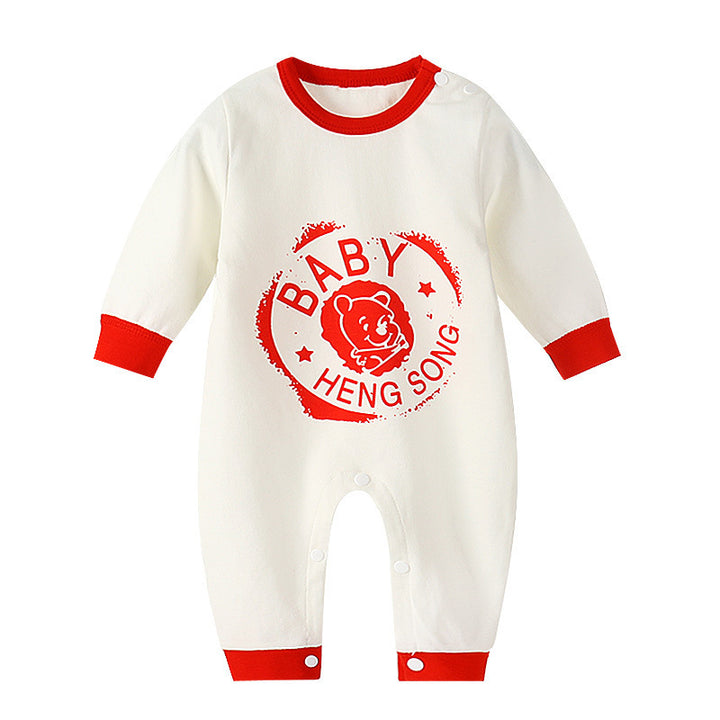 Romper Long-sleeved Cotton Romper Baby Clothes