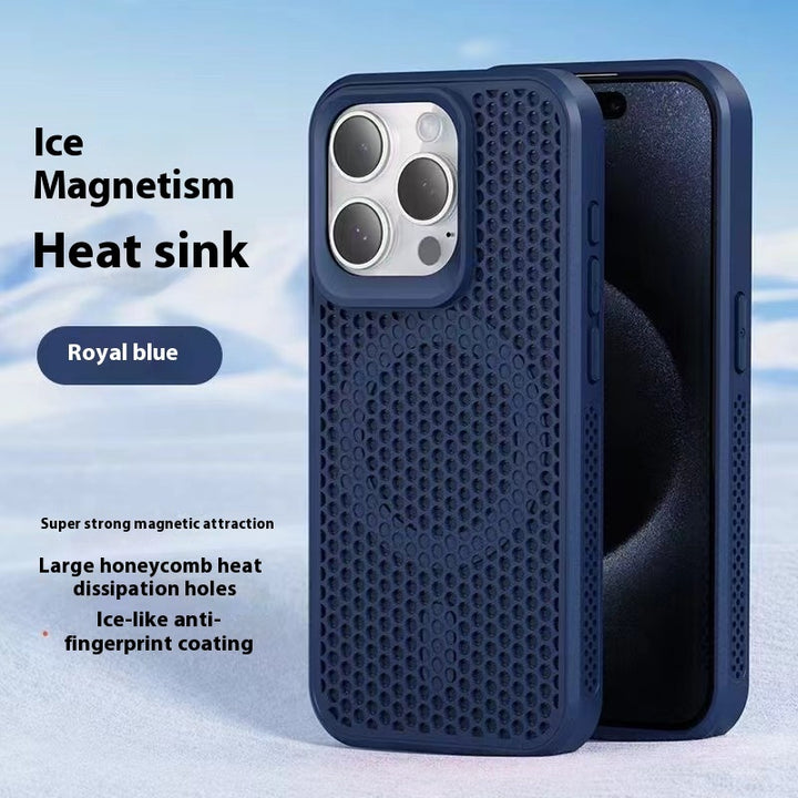 Carcasă de telefon magnetic cu plasă de fagure simplă