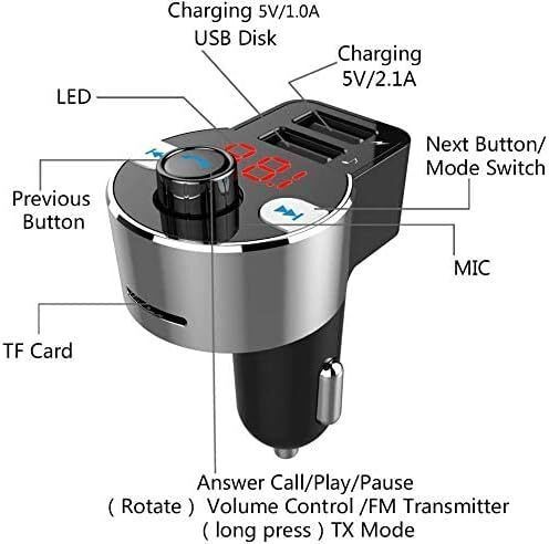 Roți din aluminiu 5v31a Afișare Car Charger Multi-funcție