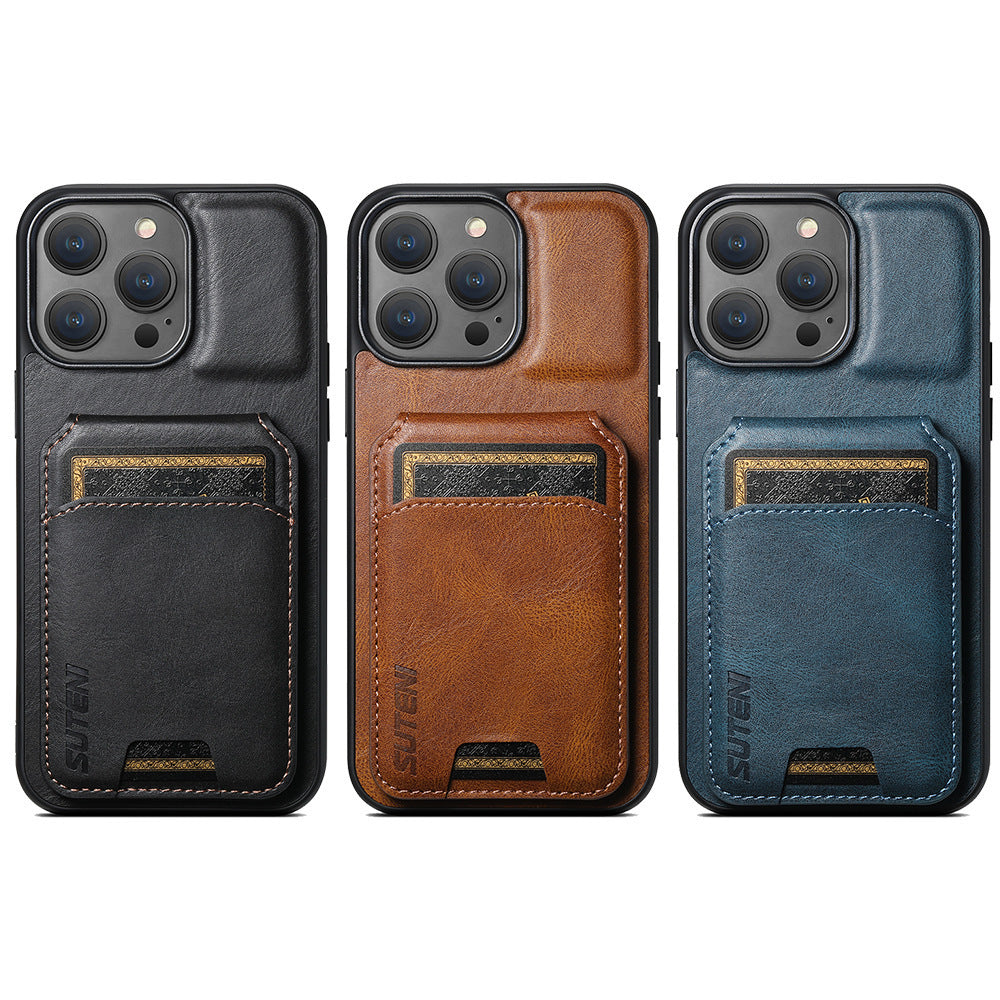 Leather Business Card Phone Case