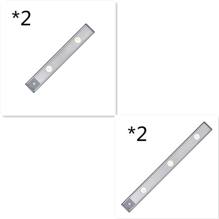 Motion Sensor Lamp Under The Cabinet Dimmable Cabinet Lamp Rechargeable Magnetic Suction Installation Kitchen Night Light Wardrobe Lamp